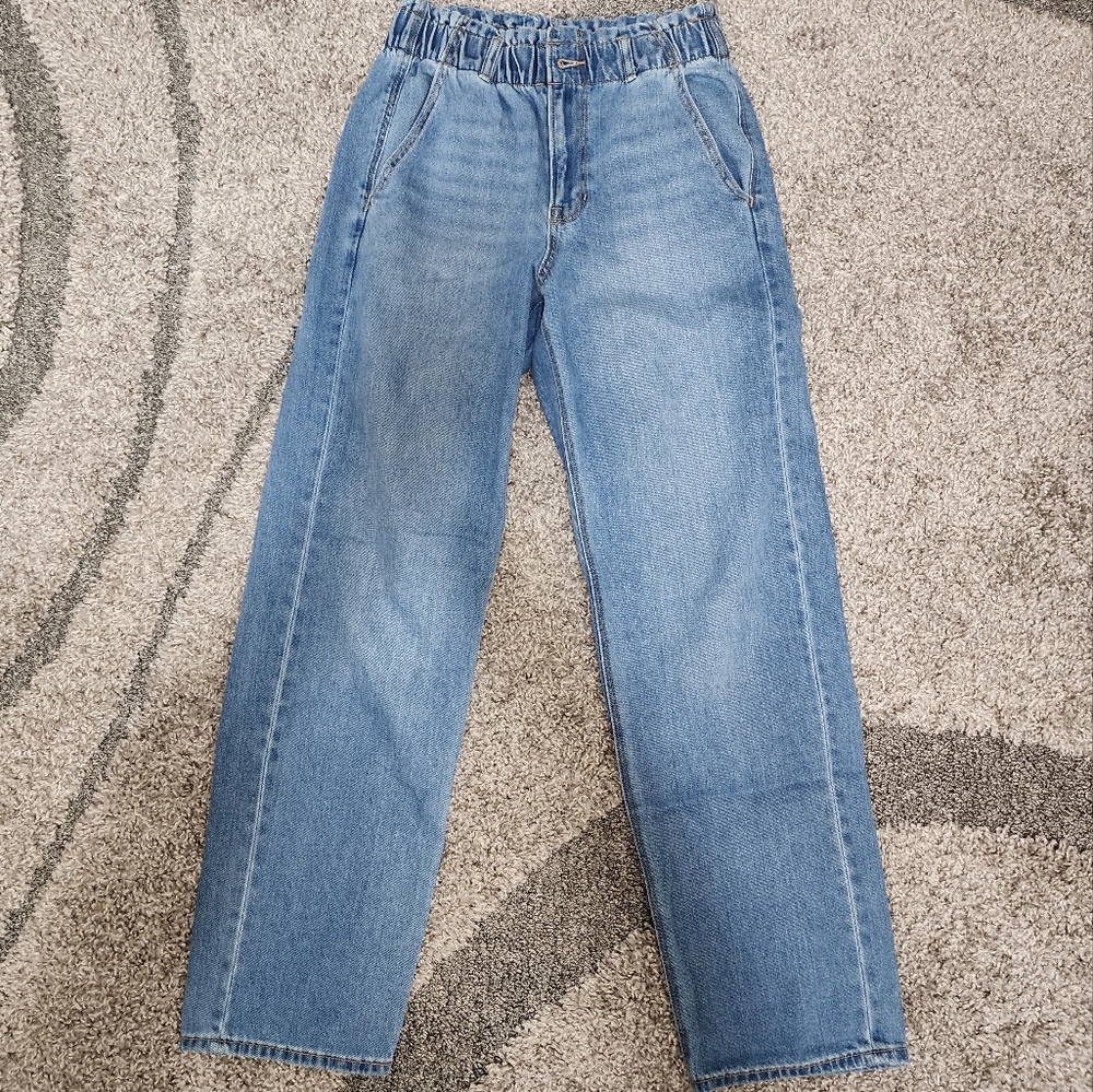 AEO scrunch waist jeans